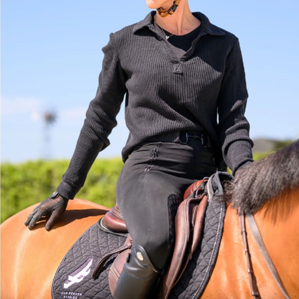 Euphoric equestrian black waffle